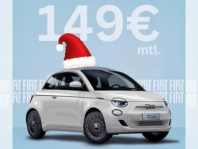 Fiat Fiat 500e 🎄🎁 Christmas Edition 🎁🎄 mit 23,8kWh Akku 🔋 (kleiner Akku) Komfortpaket und LM Felgen - 🚗 GRATIS MIET im Auto Abo von LeasingMarkt.de