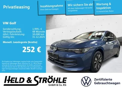 VW Volkswagen Golf 8 GOAL 1.5 eTSI DSG LED+ NAV AHK KAM IDA im Auto Abo von LeasingTime