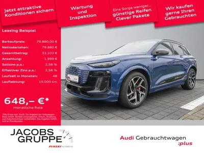 Audi Audi SQ6 e-tron S-Sitze+/Rauten/HuD/AHK/360°/OLED/21Z im Auto Abo von LeasingMarkt.de