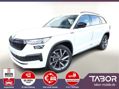 Skoda SKODA Kodiaq TSI 150 DSG Sportl 7-S Nav Matrix ACC 20Z im Auto Abo von Null-Leasing