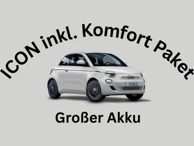 Fiat Fiat 500e ICON Großer Akku, inkl. Komfortpaket mit E-Förderung im Auto Abo von LeasingTime