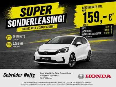Honda Honda Jazz Hybrid Elegance im Leasing von LeasingMarkt.de