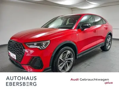 Audi Audi Q3 Sportback S line 45 TFSI e 5JGar #black el.Heck App LM19 im Auto Abo von LeasingMarkt.de