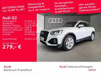 Audi Audi Q2 40 TFSI quattro advanced S tronic LED Navi DAB VC im Auto Abo von LeasingMarkt.de