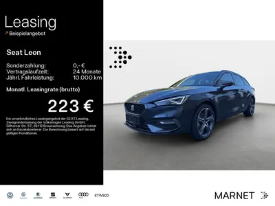 Seat Seat Leon Sportstourer FR 110 KW *DSG*RFK*MATRIX*AHK* im Leasing von Null-Leasing