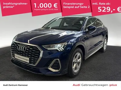 Audi Audi Q3 Sportback S line 35 TFSI AHK Kamera LED virtual im Leasing von LeasingMarkt.de