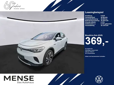 VW Volkswagen ID.4 Pro Performance CarPlay ACC LED Navi Kamera im Leasing von Null-Leasing