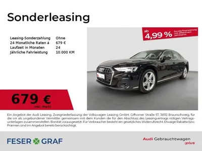 Audi Audi A8 S line 50 TDI qu. Pano HUD Stdhz. 360° im Leasing von LeasingMarkt.de
