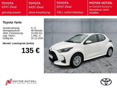 Toyota Toyota Yaris Hybrid Comfort - SOFORT VERFÜGBAR im Auto Abo von Mobile.de