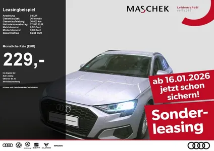 Audi Audi A3 Sportback 30 TDI VCplus Standh Naviplus Parka im Auto Abo von Null-Leasing