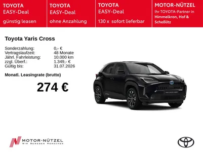 Toyota Toyota Yaris Cross Teamplayer + Winter Paket im Leasing von Null-Leasing