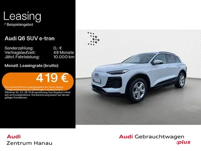 Audi Audi Q6 e-tron*NAVI*LED*19ZOLL*PDC*SHZ im Auto Abo von Null-Leasing