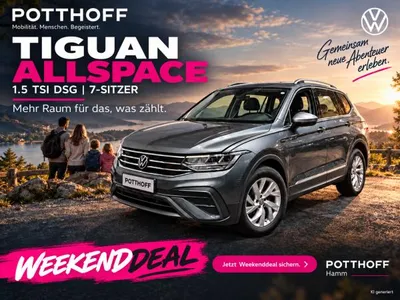 VW Volkswagen Tiguan Allspace 1.5 TSI DSG Life 💥FAMILY-DEAL💥 7-Sitzer AHK NAVI SHZ im Leasing von LeasingMarkt.de
