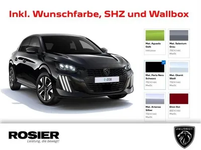 Peugeot Peugeot 208 e-208 ALLURE Elektromotor 136 inkl. ePro Wallbox, Wunschfarbe & SHZ im Auto Abo von LeasingMarkt.de