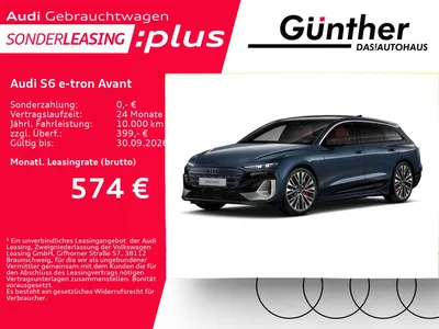 Audi Audi S6 Avant e-tron ++WINTERRÄDER+AHK+PANORAMADACH++ im Leasing von Null-Leasing