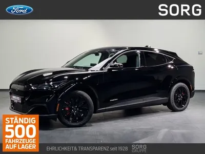 Ford Ford Mustang Mach-E Premium 🔋 BEV ⚡ 88kWh 💥 Absolute-Black Met. ⚡ Technologie-Paket+ 💥 LMF19" schwarz im Leasing von LeasingTime