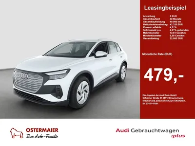 Audi Audi Q4 e-tron 45 286PS AHK.WÄRMEPUMPE.ACC.R-KAMERA.L im Leasing von Null-Leasing