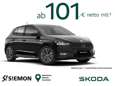 Skoda SKODA Fabia Monte Carlo 🏎️🏁 150 PS Automatik ✔️ Gewerbeaktion 🚗 🚕 🚙 im Auto Abo von Null-Leasing