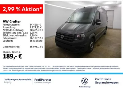 VW Volkswagen Crafter 35 TDI HD MR *Vorb.AHK*Einparkhilfe*SHZ im Leasing von LeasingMarkt.de