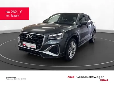 Audi Audi Q2 30 TFSI S line AHK Matrix LM 18" PDC+RFK Temp im Auto Abo von Null-Leasing