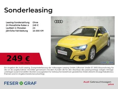 Audi Audi A3 Sportback 40 TFSI e Design Select/Optik Schwa im Auto Abo von LeasingMarkt.de