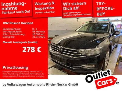 VW Volkswagen Passat Variant 2.0 TDI Business DSG Navi Kamera im Auto Abo von Mobile.de