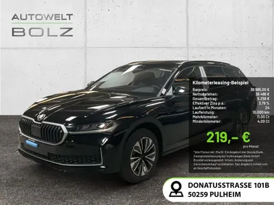 Skoda Skoda Superb Combi 2.0 TDI Selection NAVI AHK ACC LED im Leasing von Null-Leasing