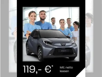 Toyota Toyota Aygo X Play | Wartung inklusive | Sonderkonditionen für Pflegedienste und medizinische Dienste im Auto Abo von LeasingMarkt.de
