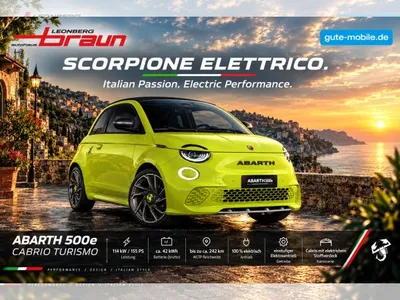 Abarth Abarth 500 Elektro Cabrio Turismo "Herbst-Special" im Leasing von LeasingMarkt.de