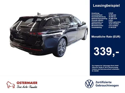 VW Volkswagen Passat Variant R-LINE 1.5TSI eHYBRID 272PS.DSG.M im Leasing von Null-Leasing