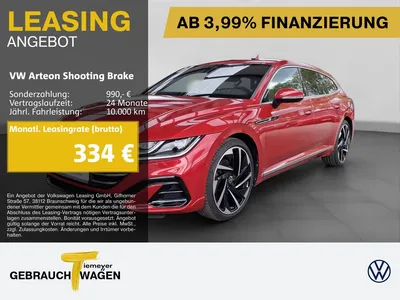 VW Volkswagen Arteon Shooting Brake 2.0 TDI DSG R-LINE LM20 PA im Leasing von Null-Leasing