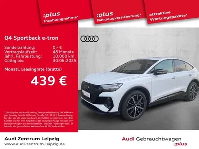 Audi Audi Q4 e-tron Q4 Sportback 45 e-tron qu. *Matrix*AHK*Pano*HuD* im Auto Abo von LeasingMarkt.de
