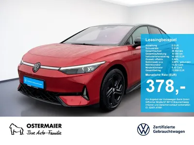 VW Volkswagen ID.7 GTX 340PS 4M NP.74T ACC.5J-G.WÄRMEPUMPE.AHK im Auto Abo von Null-Leasing