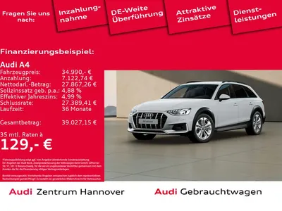 Audi Audi A4 40 allroad quattro 2.0 TDI (EURO 6d) im Auto Abo von Null-Leasing