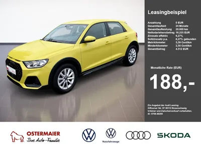 Audi Audi A1 allstreet 25TFSI 95PS 2xPDC.SHZG.VIRTUAL im Leasing von Null-Leasing