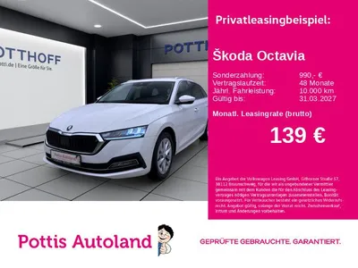 Skoda Skoda Octavia Combi 2.0 TDI STYLE AHK NAVI SITZHZG HUD im Leasing von Null-Leasing