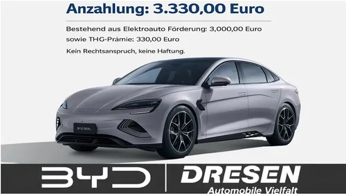 BYD BYD BYD Seal Comfort I Panorama I Navi I Rückfahrkamera I Sitzheizung I LED im Leasing von 9Drive