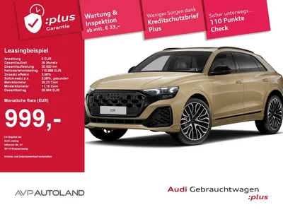 Audi Audi SQ8 4.0 TFSI quattro tiptronic | PANO | AHK | im Auto Abo von Null-Leasing