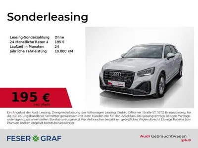 Audi Audi Q2 30 TFSI S line /LED/CarPlay/AHK im Auto Abo von LeasingMarkt.de