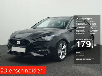 Seat Seat Leon Sportstourer 1.5 eTSI DSG FR ab 179.- 990.- im Leasing von Null-Leasing