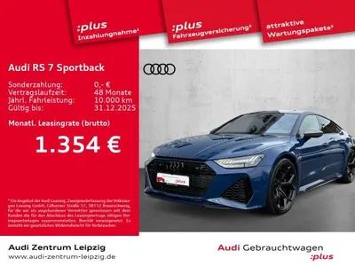 Audi Audi RS7 RS 7 Sportback TFSI q. perf. *HD-Matrix*Pano*HuD* im Auto Abo von LeasingMarkt.de