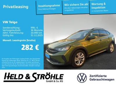 VW Volkswagen Taigo Move 1.5 TSI DSG AHK LED NAV PDC SHZ APP im Auto Abo von LeasingTime