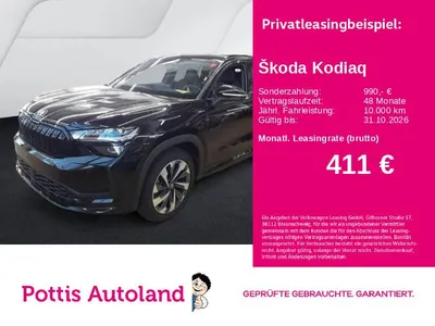 Skoda Skoda Kodiaq 2.0 TDI DSG 4x4 SPORTLINE STDHZG PANO AHK im Leasing von Null-Leasing