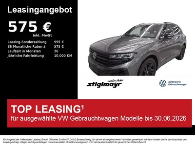 VW Volkswagen Touareg R-line Black Style 3.0 TSI ACC+AHK+HUD+I im Leasing von Null-Leasing