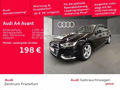 Audi Audi A4 Avant 40 TFSI S tronic advanced LED AHK Sitzh im Leasing von Null-Leasing