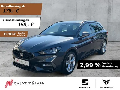 Seat Seat Leon ST 1.5 eTSI DSG FR-LINE LED+NAV+APP+ACC+SHZ im Leasing von Null-Leasing