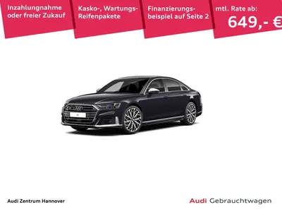 Audi Audi S8 4.0 TFSI quattro Laser Head-Up Standh B&O Kam im Leasing von Null-Leasing