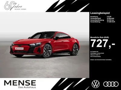 Audi Audi RS e-tron GT quattro electric Matrix B&O HUD ACC im Leasing von Null-Leasing