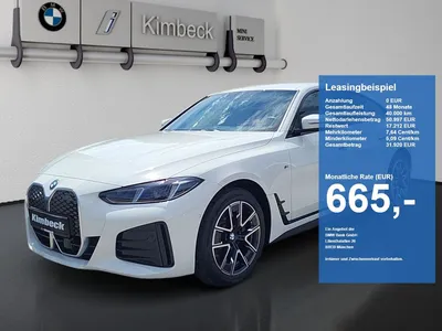 BMW BMW i4 eDrive40 Gran Coupé M SPORT LED DrivingAs 360 im Leasing von Null-Leasing
