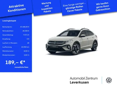 VW Volkswagen Taigo R-Line MATRIX KAM SHZ CARPLAY PDC KLIMA im Auto Abo von Null-Leasing